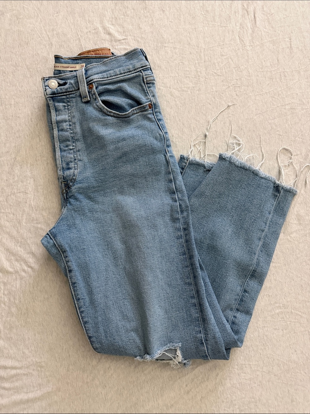 Levi’s Straight Ankle Jeans